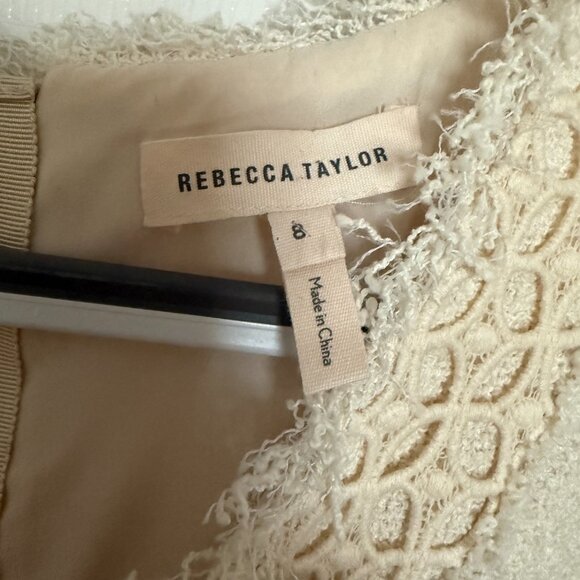 Rebecca Taylor Dress. Size 8, Cream - Picture 2 of 9